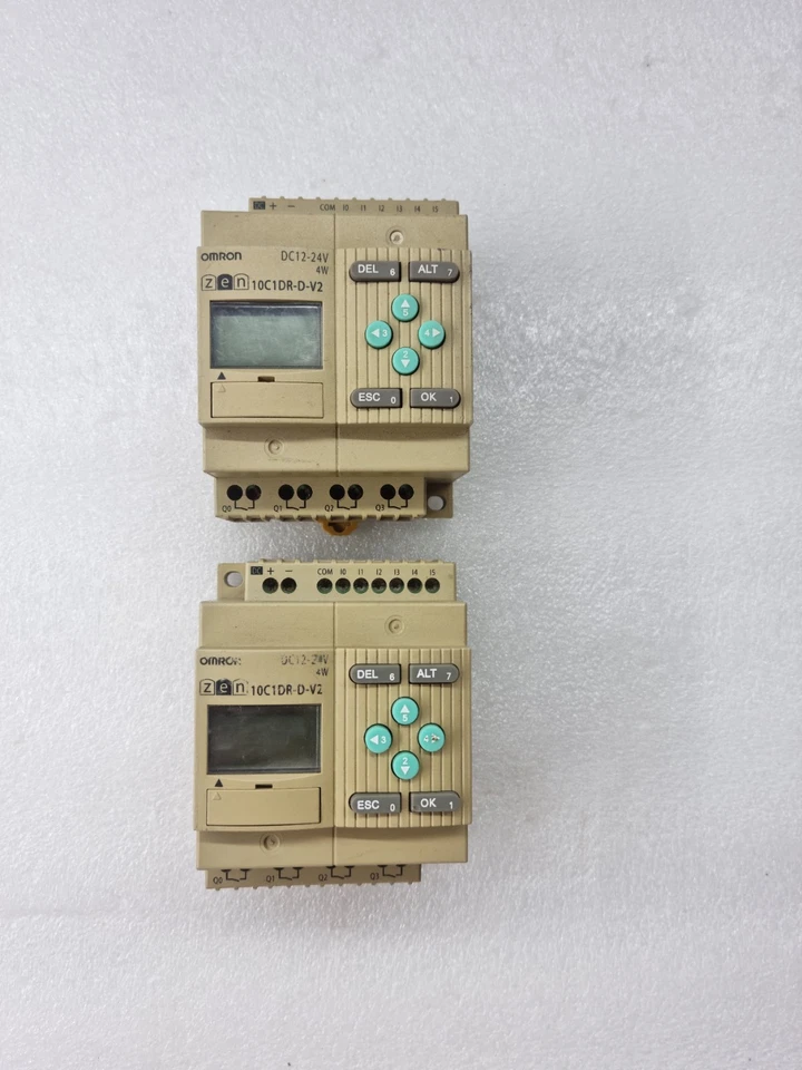 OMRON ZEN-10C1DR-D-V2 CPU UNIT DC12-24V 4W (USED WORKING) ZEN10C1DRDV2